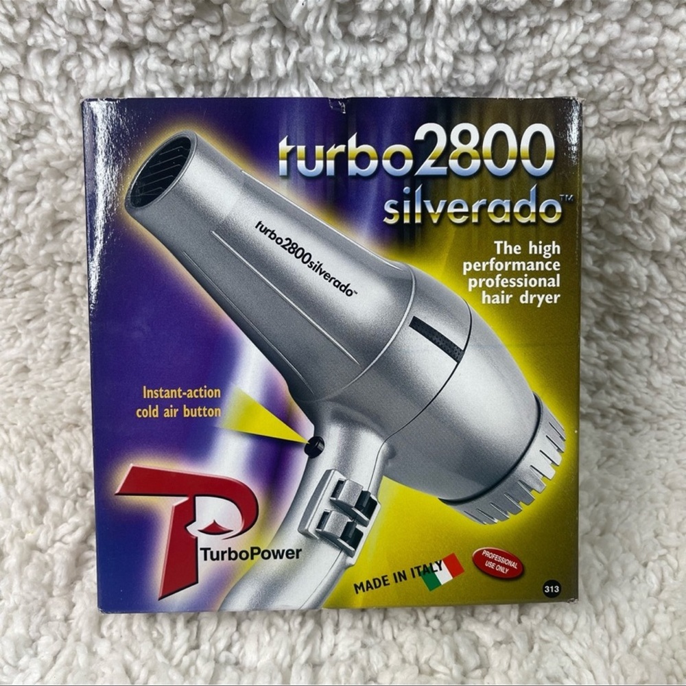 New Twin Turbo 2800 Silverado Coldmatic Turbo Power Professional Hair Dryer